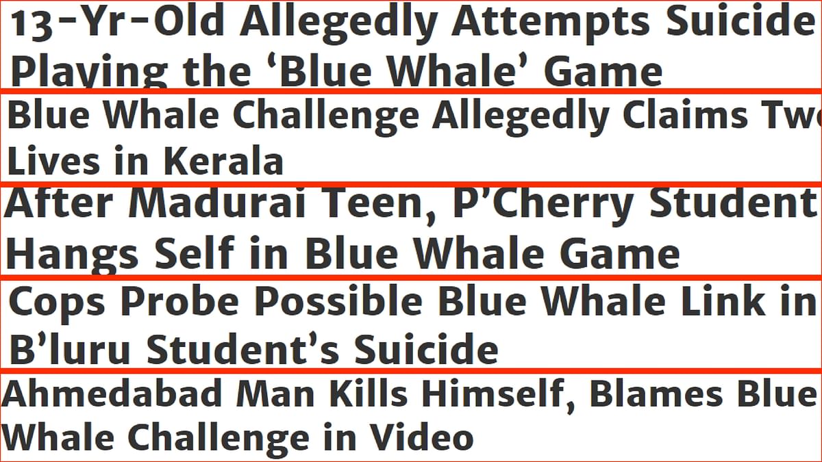 Suicides, Self Harm and the Blue Whale Challenge: Truth vs Hype